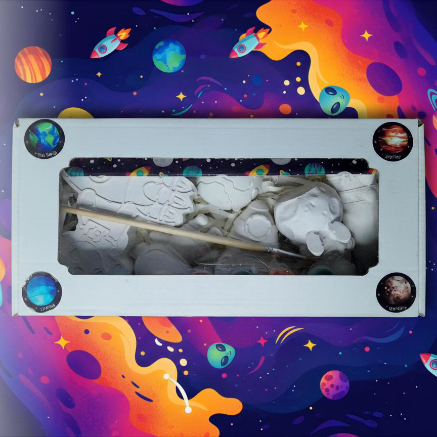 مجموعة تلوين عالم الفضاء